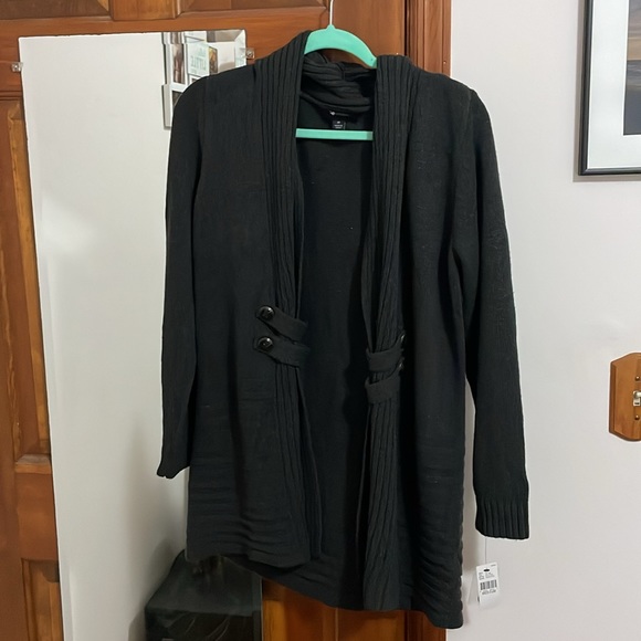 AB Studio Open Front Knit Cardi - Picture 1 of 10